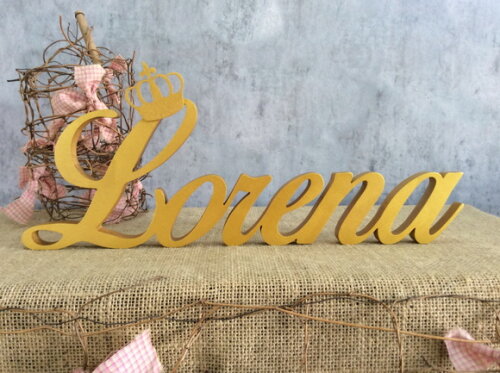 Letras Decorativas - nome em MDF