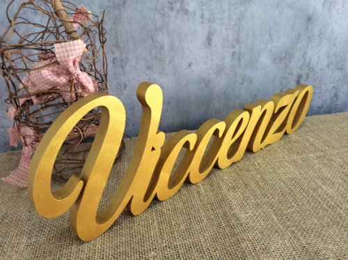 Letras Decorativas - nome em MDF