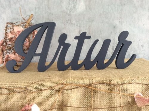 Letras Decorativas - nome em MDF