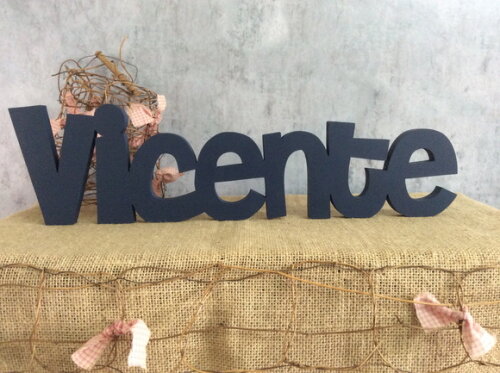 Letras Decorativas - nome em MDF