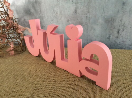 Letras Decorativas - Nome em mdf