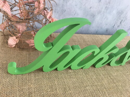 Letras Decorativas - nome em MDF CASAL