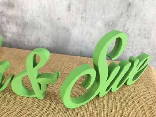 Letras Decorativas - nome em MDF CASAL