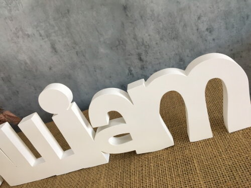 Letras Decorativas - nome em MDF e CAVALINHO