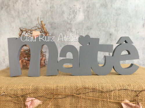 Letras Decorativas - nome em MDF Linha CH