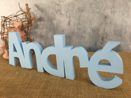 Letras Decorativas - nome em MDF Linha CH