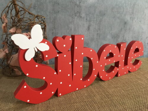 Letras Decorativas - nome em MDF Linha CH
