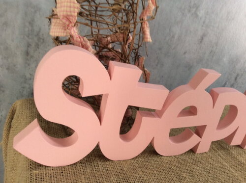 Letras Decorativas - nome em MDF Linha CH