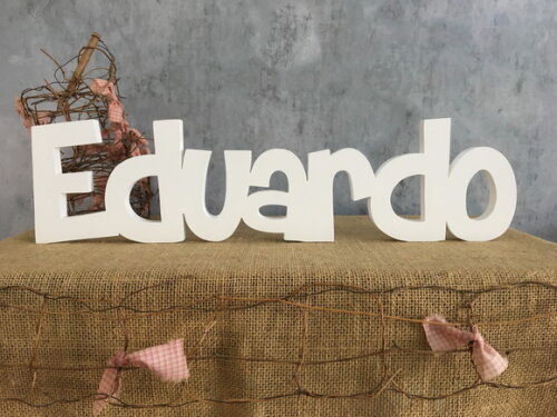 Letras Decorativas - nome em MDF Linha CH