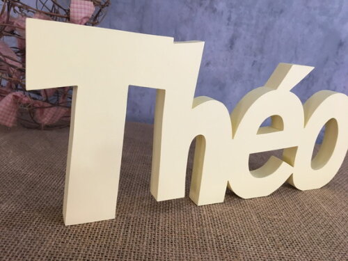 Letras Decorativas - Nome em mdf Linha Ch