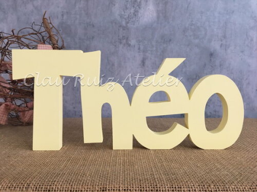 Letras Decorativas - Nome em mdf Linha Ch