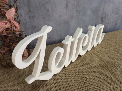 Letras Decorativas - nome em MDF linha Cursiva