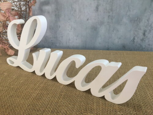Letras Decorativas - nome em MDF Linha Cursiva