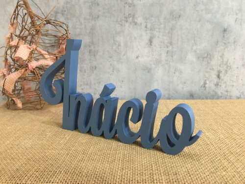 Letras Decorativas - nome em MDF Linha Cursiva