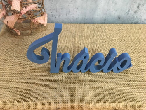 Letras Decorativas - nome em MDF Linha Cursiva