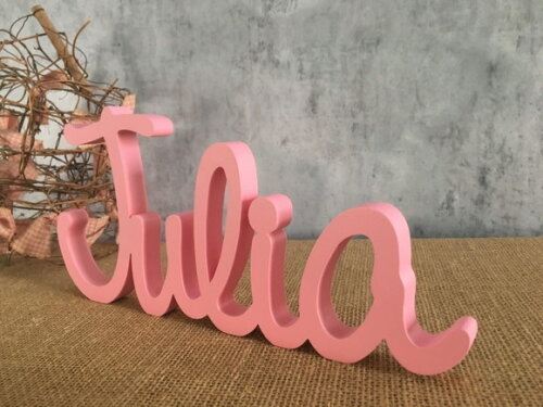 Letras Decorativas - nome em MDF Linha Cursiva