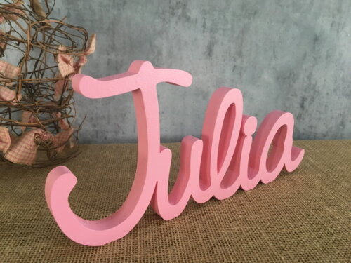 Letras Decorativas - nome em MDF Linha Cursiva