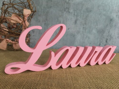 Letras Decorativas - Nome em mdf Linha Cursiva