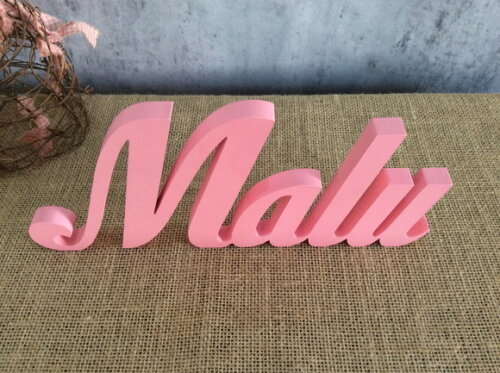 Letras Decorativas - nome em MDF Linha Cursiva