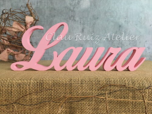 Letras Decorativas - Nome em mdf Linha Cursiva