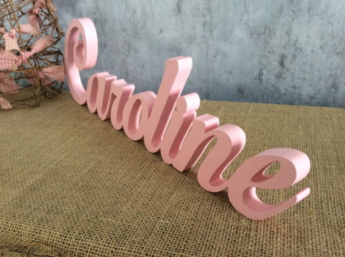 Letras Decorativas - nome em MDF Linha Cursiva