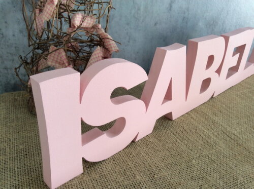 Letras Decorativas - nome em MDF linha GGG