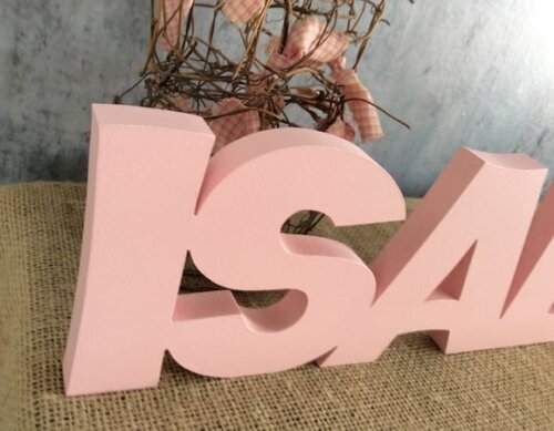 Letras Decorativas - nome em MDF linha GGG