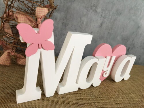 Letras Decorativas - Nomes - Coração