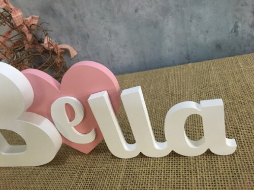 Letras Decorativas - Nomes - Coração