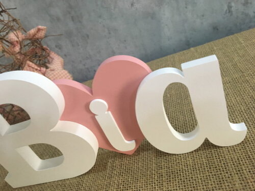 Letras Decorativas - Nomes - Coração