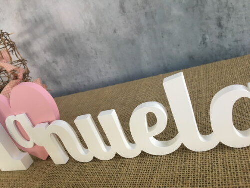 Letras Decorativas - Nomes - Coração
