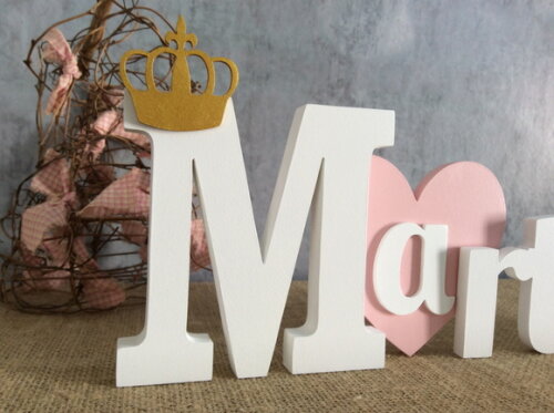 Letras Decorativas - Nomes - Coração