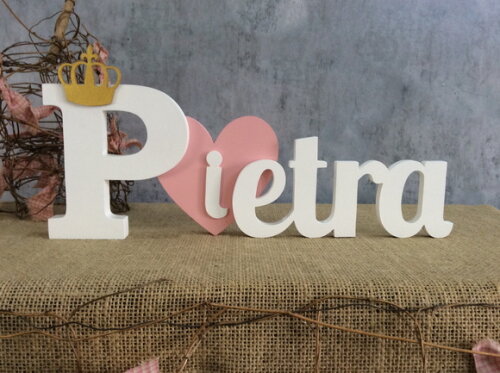 Letras Decorativas - Nomes - Coração