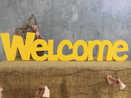 Letras Decorativas - WELCOME