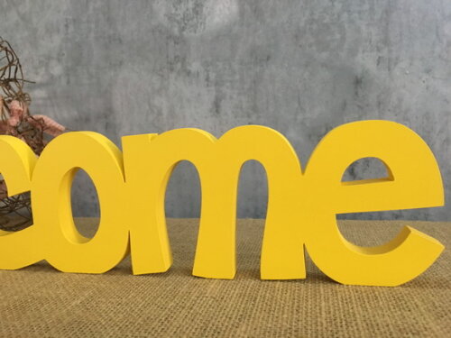Letras Decorativas - WELCOME