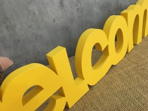 Letras Decorativas - WELCOME