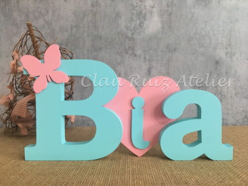Letras Decorativas CORAÇÃO