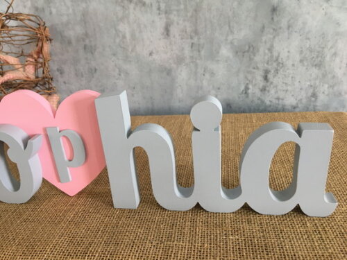 Letras Decorativas CORAÇÃO