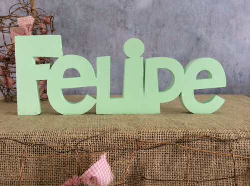 Letras Decorativas De MDF - Nomes