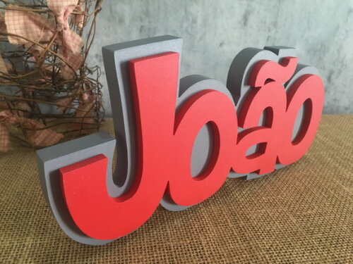 Letras Decorativas de mdf Sobreposição