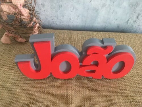 Letras Decorativas de mdf Sobreposição