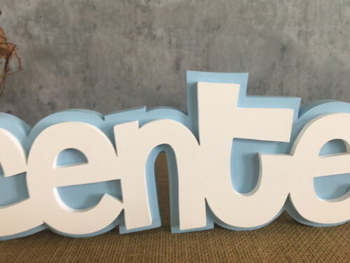 Letras Decorativas de mdf Sobreposição