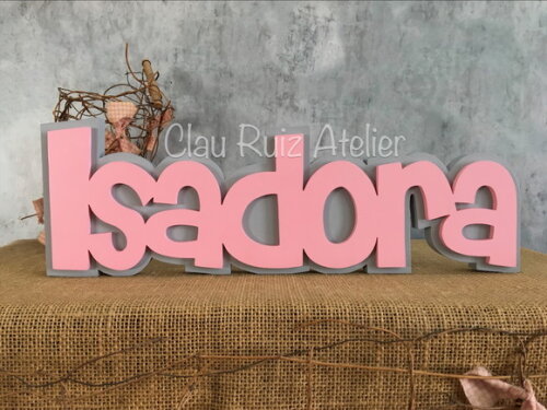 Letras Decorativas De MDF SOBREPOSIÇÃO