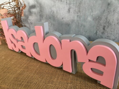 Letras Decorativas De MDF SOBREPOSIÇÃO