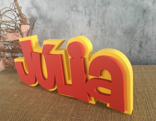Letras Decorativas De MDF SOBREPOSIÇÃO