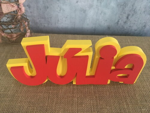 Letras Decorativas De MDF SOBREPOSIÇÃO