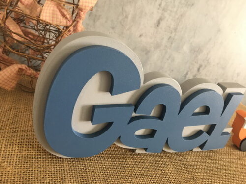 Letras Decorativas De MDF SOBREPOSIÇÃO E RAPOSA
