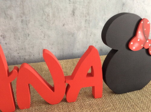 Letras Decorativas DISNEY com Minnie