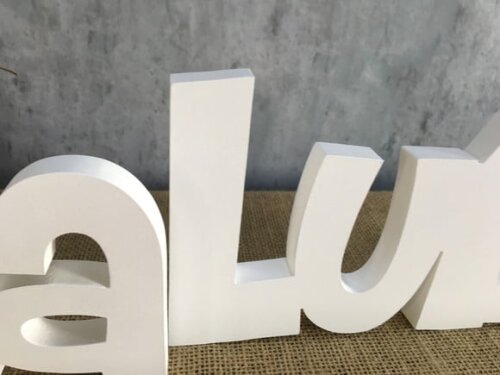 Letras Decorativas em MDF