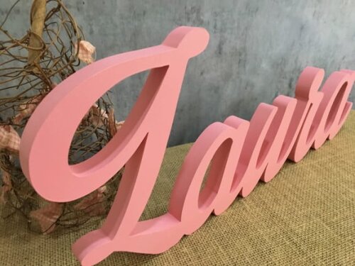 Letras Decorativas em MDF